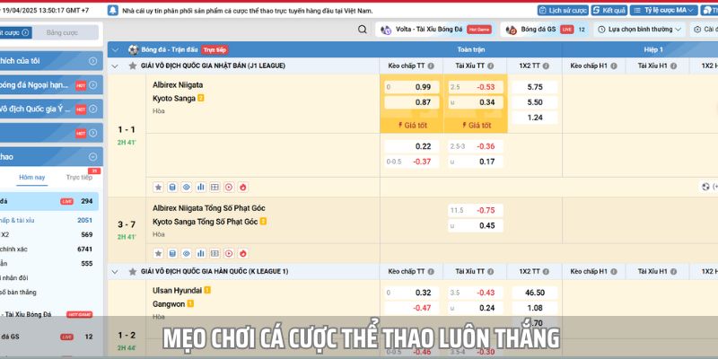 Kinh nghiệm cá cược thể thao hữu ích cho người chơi