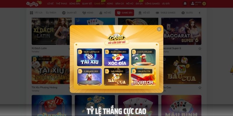 Tỷ lệ thắng cũng là một trong những yếu tố thu hút đông đảo cược thủ