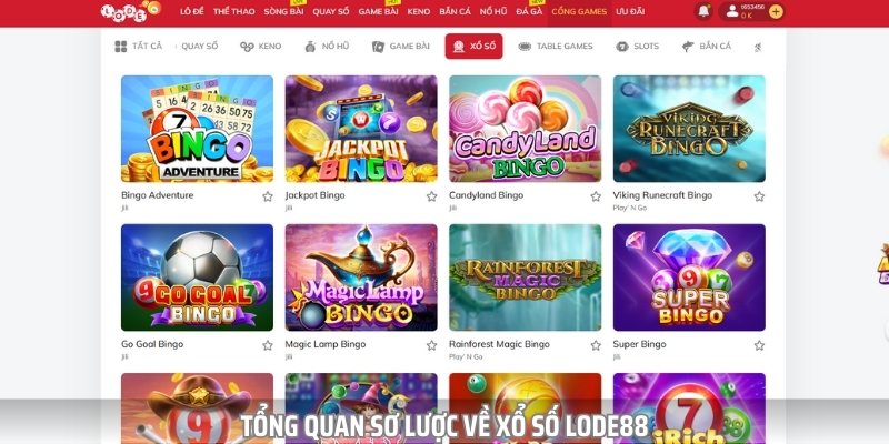 Xổ số lode88 là sản phẩm giải trí có tỷ lệ thắng cao ngất ngưởng